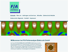 Tablet Screenshot of fa-fehleranalyse.com